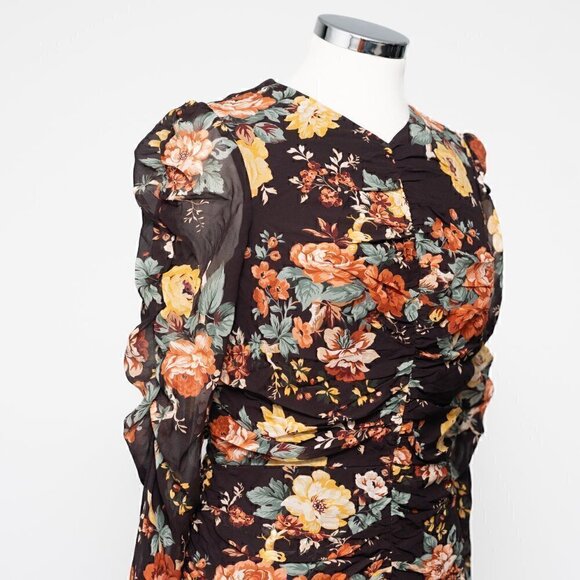 Veronica Beard Hedera Silk Floral Mini Dress - Picture 10 of 13